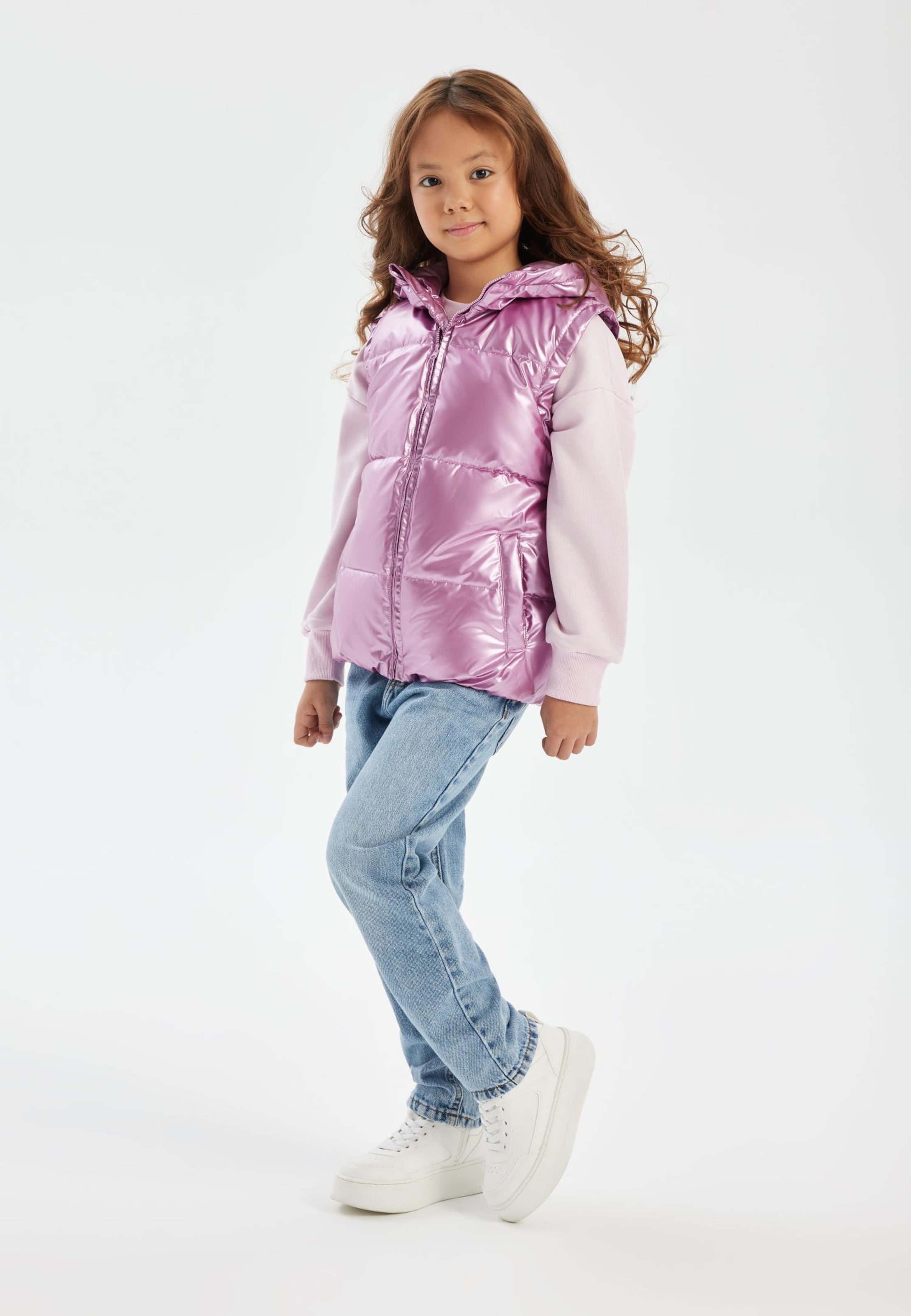 MINOTI Γιλέκο σε λιλά: μπροστά