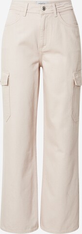 NEW LOOK Wide leg Cargo Jeans in Grey: front