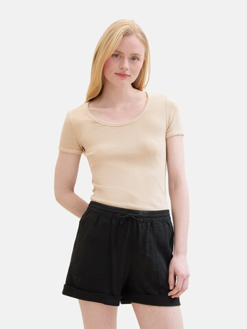 T-shirt TOM TAILOR DENIM en beige