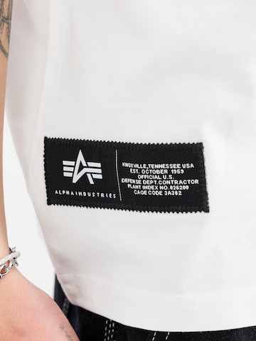 ALPHA INDUSTRIES Shirt in White