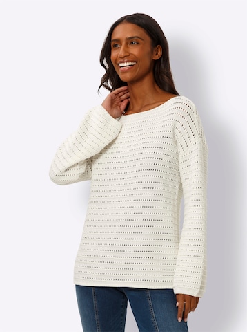 Pullover di heine in beige: frontale