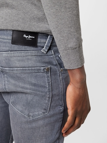 Skinny Jean 'FINSBURY' Pepe Jeans en bleu