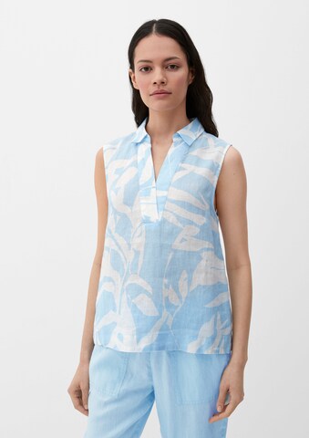 s.Oliver Blouse in Blauw: voorkant