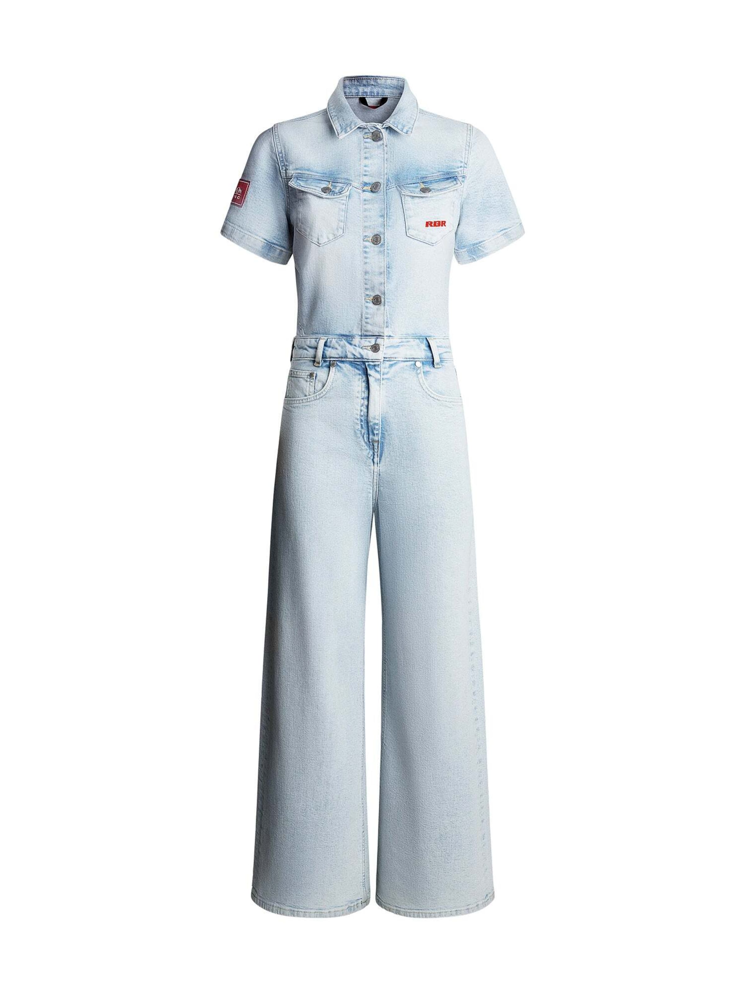 Red Bull Racing x Pepe Jeans Jumpsuit 'Red Bull Racing x Pepe Jeans' in Blue: front