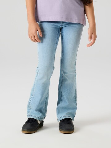 NAME IT Flared Jeans in Blauw: voorkant