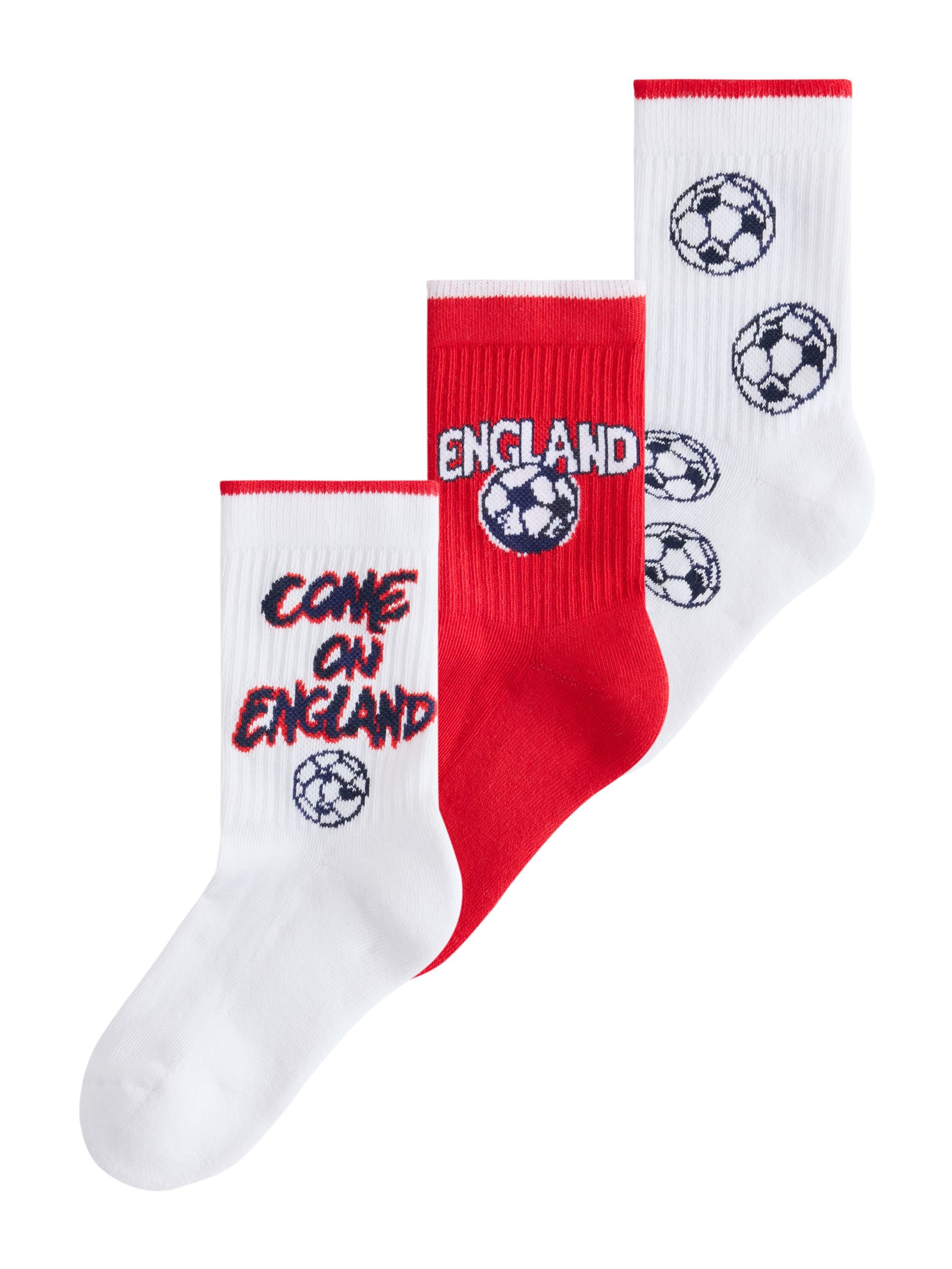 Next Socken in Rot: Vorderseite