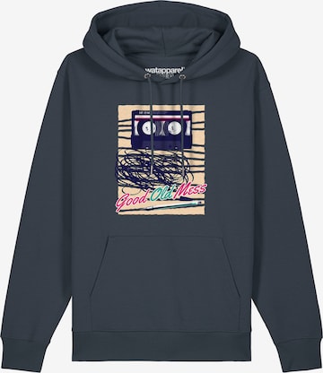 Watapparel Sweatshirt 'Good Old Mess' in Grey: front