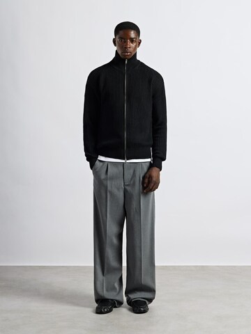 Burocs Knit Cardigan in Black