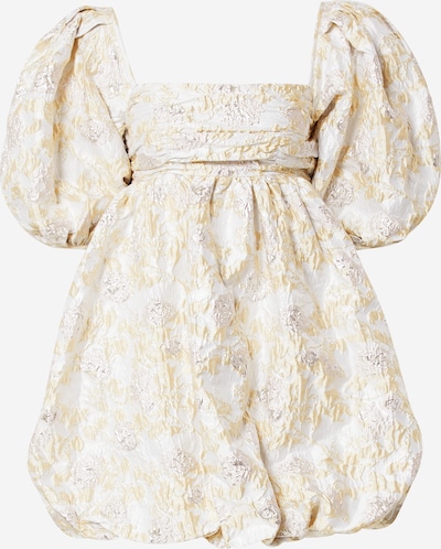 True Decadence Kleid in creme / gold / silber, Produktansicht