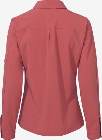 VAUDE Multifunctionele blouse 'Farley' in Rood