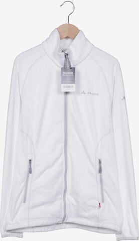 VAUDE Sweatshirt & Zip-Up Hoodie in M in White: front