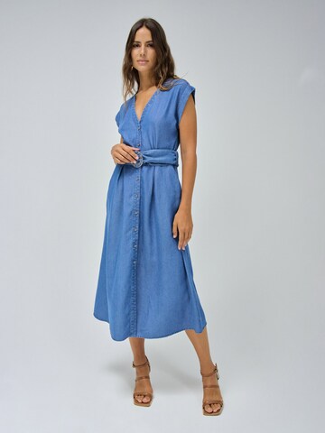 Salsa Jeans Kleid in Blau: Vorderseite