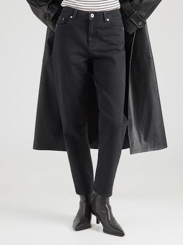 KARL LAGERFELD JEANSregular Traperice - crna boja: prednji dio