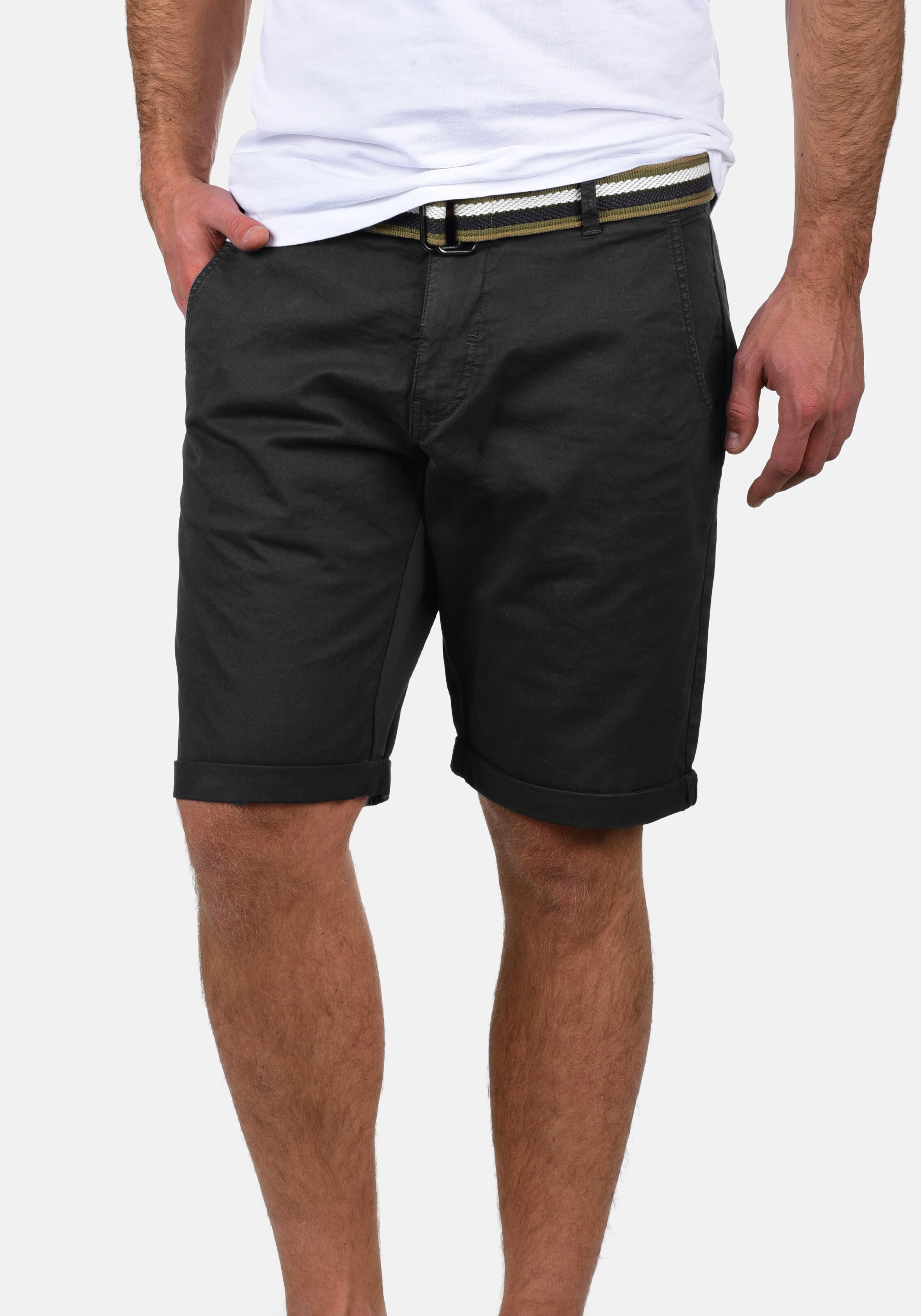 Männer Große Größen BLEND Shorts 'Bruno' in Schwarz - EZ54957