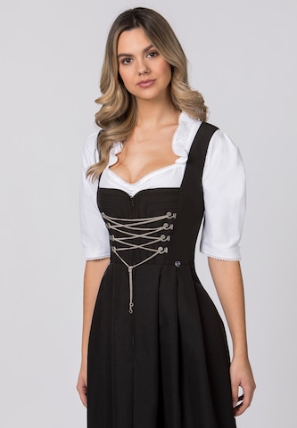 STOCKERPOINT Dirndl 'Adele' in Black: front