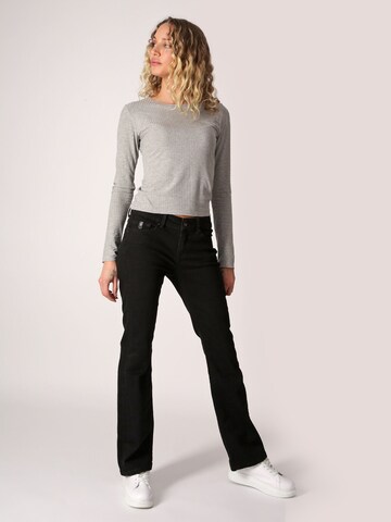 Miracle of Denim Bootcut Jeans 'Sina' in Schwarz