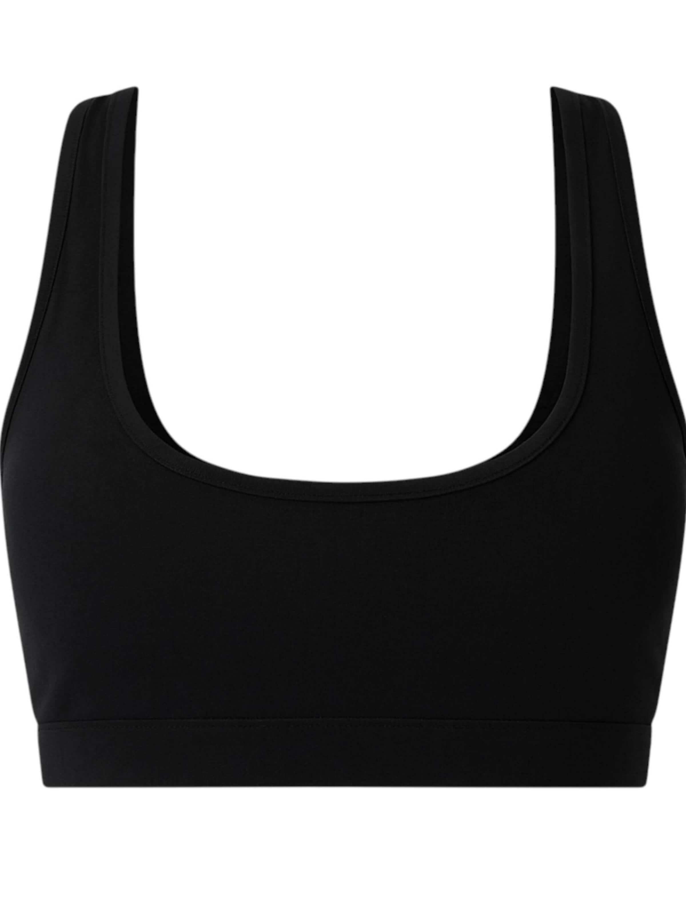 fashionshowcase Top 'PUSHVIBE' in Black: front