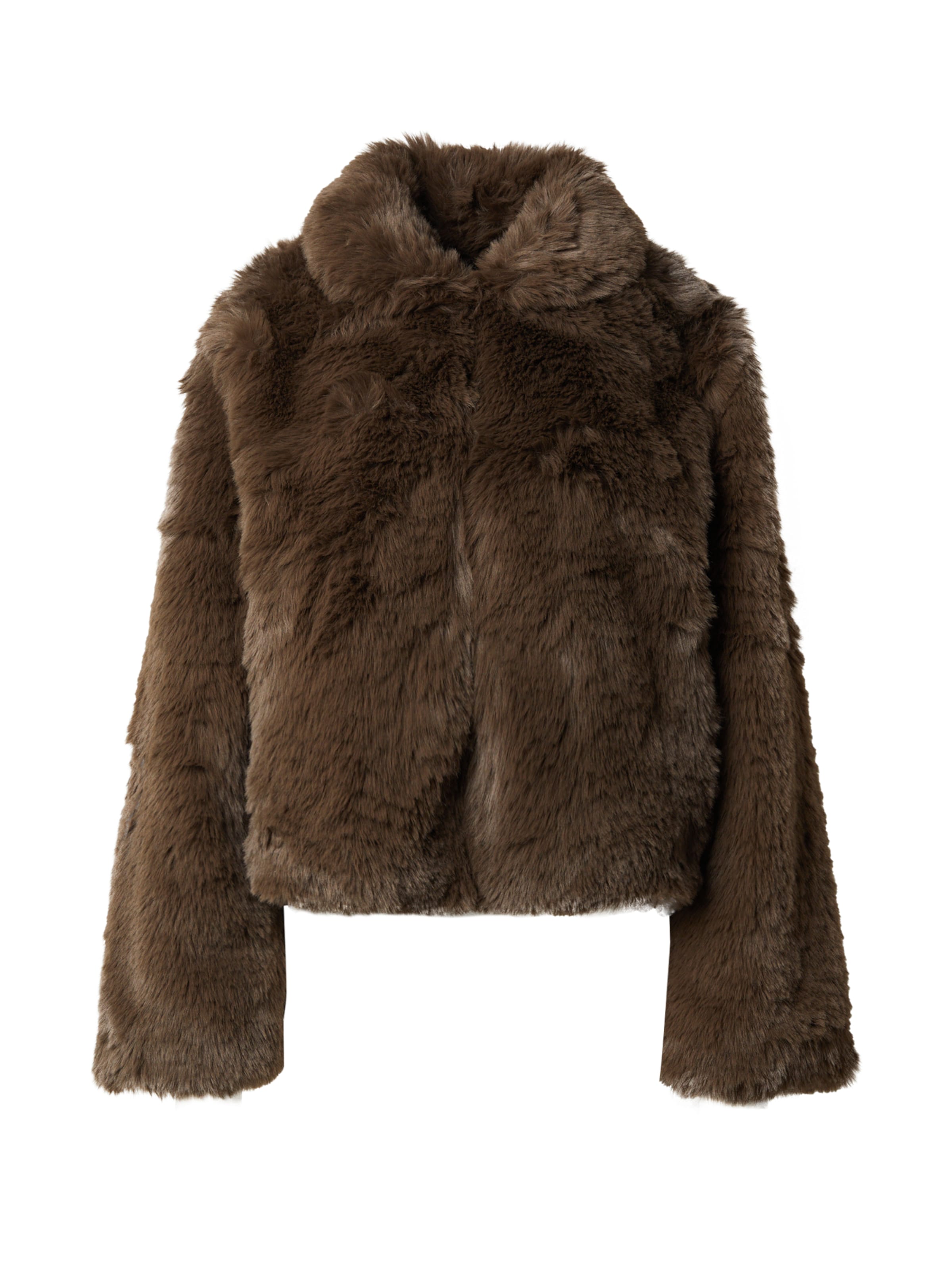 modström Zimní bunda 'Louisa' – hnědá: přední strana