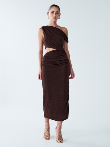 BWLDR Dress 'Maree' in Brown: front