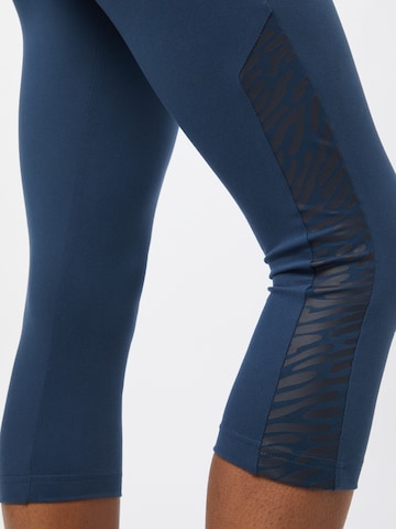 ADIDAS PERFORMANCE Skinny Sportovní kalhoty – modrá