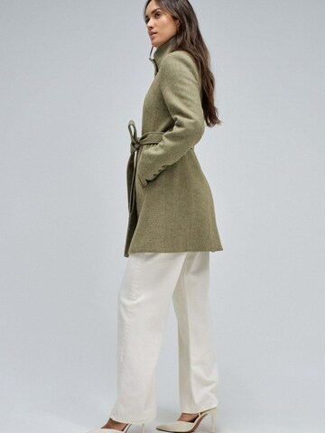 Salsa Jeans Between-Seasons Coat 'The Reimagined Wool Coat' in Green
