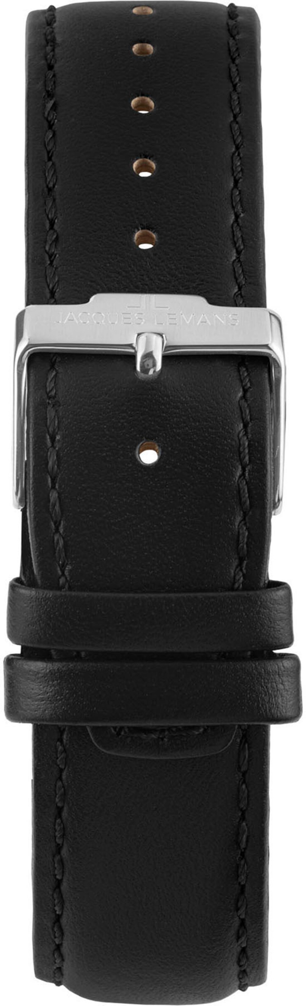 Jacques Lemans Uhr in Schwarz