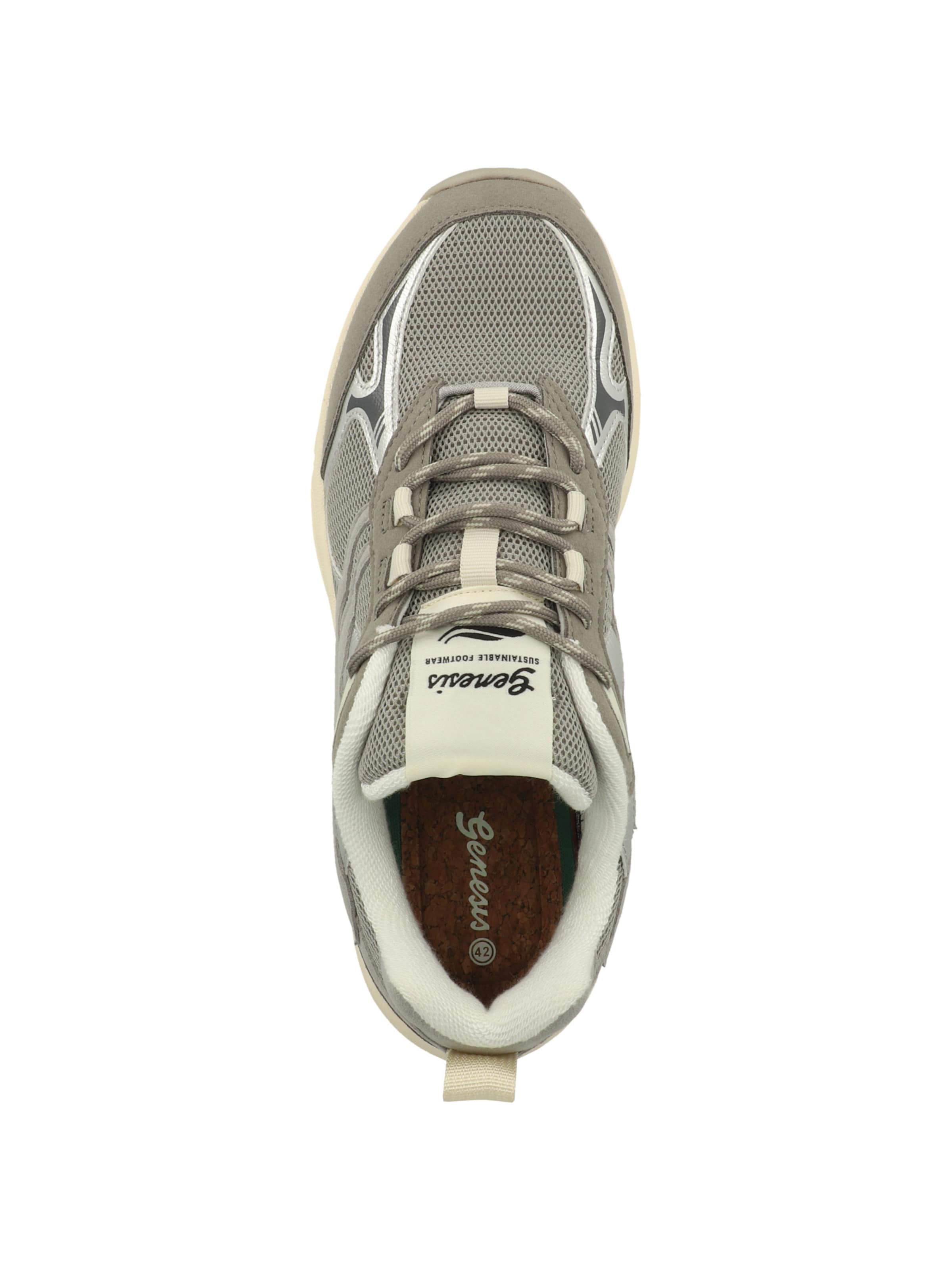 Sneaker bassa di GENESIS in grigio: superiore