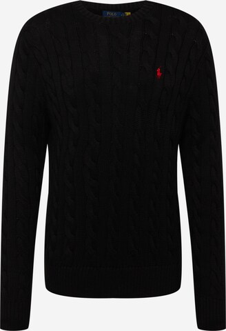 Polo Ralph Lauren Regular fit Trui 'Driver' in Zwart: voorkant