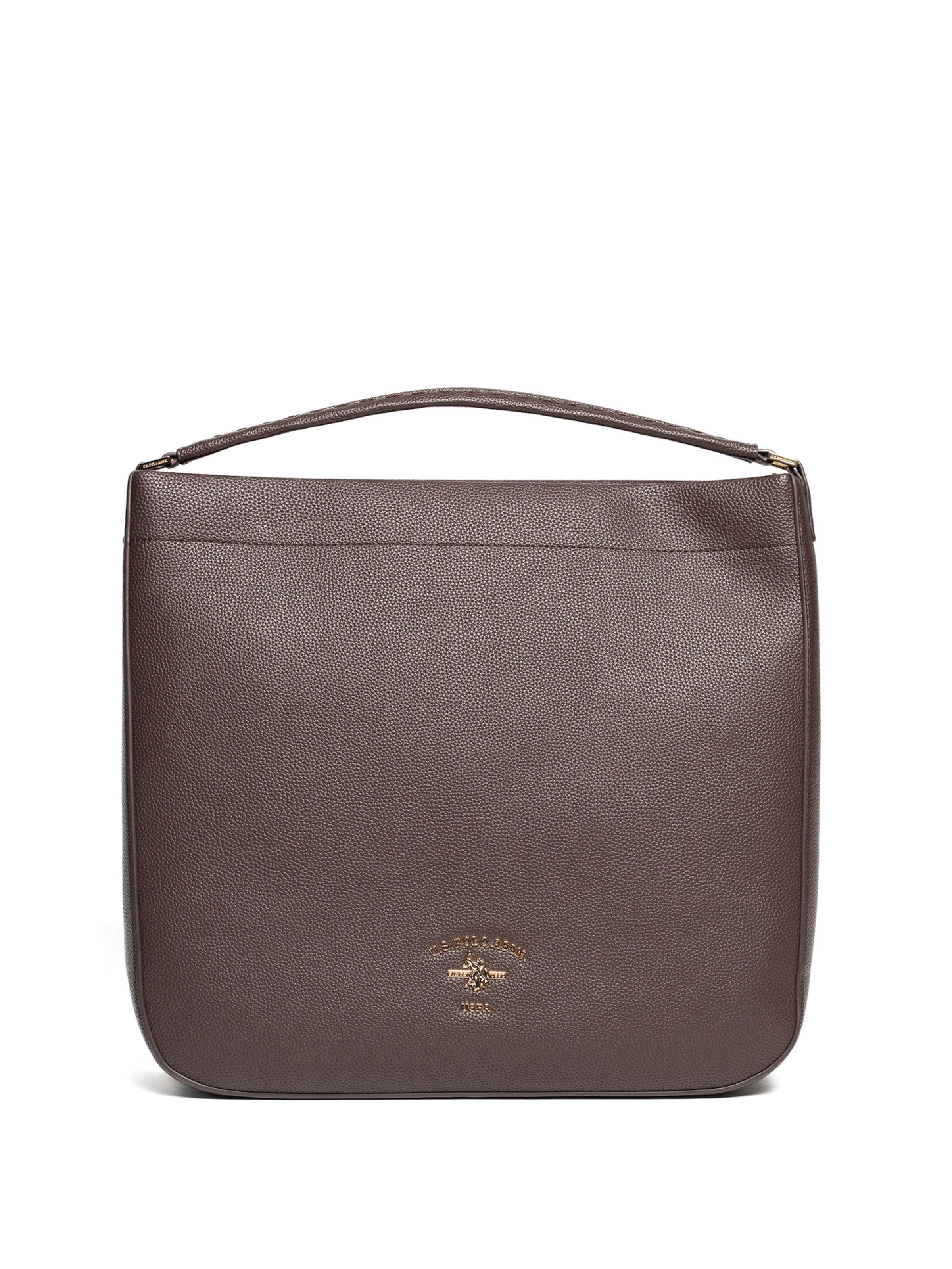 Borsa a mano di U.S. POLO ASSN. in marrone: frontale