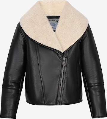 Geacă de primăvară-toamnă de la DreiMaster Vintage pe negru: față