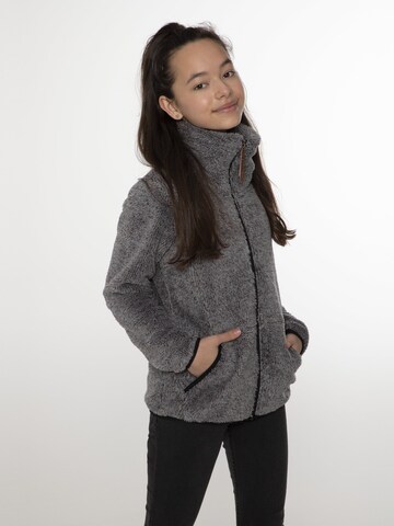 PROTEST Fleecejacke 'RIRI JR' in Grau: Vorderseite