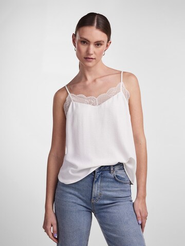 PIECES - Blusa 'TIFFANY' en blanco: frente