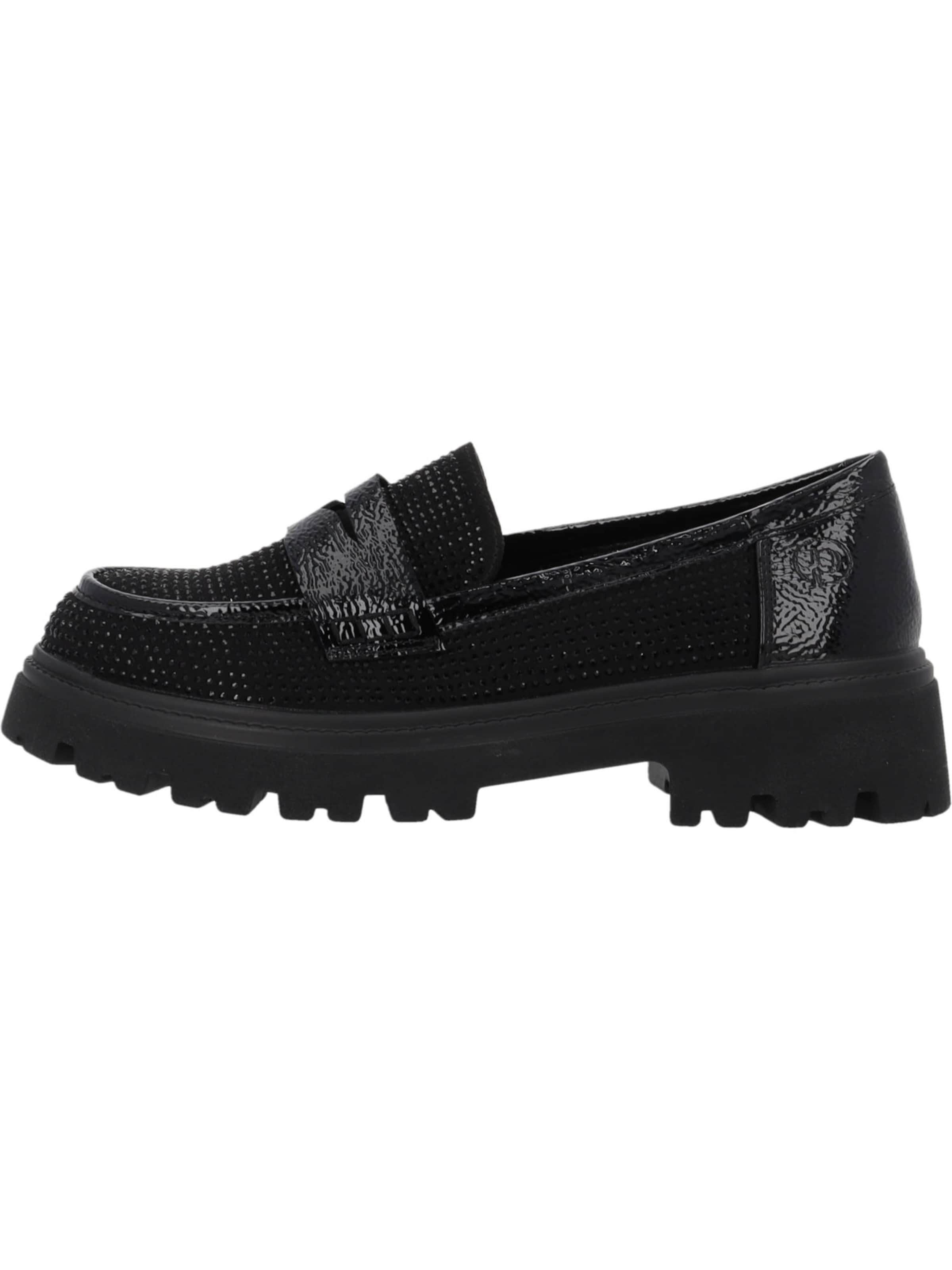 Palado by Sila Sahin Slip-ons 'Sarren' in Black: front
