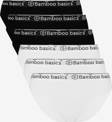 Slip Bamboo basics en noir : devant