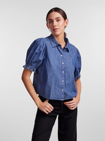 PIECES - Blusa 'HOPE' em azul: frente