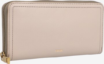 FOSSIL Geldbörse 'Logan' in Beige