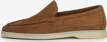 Floris van Bommel Classic Flats 'Alba 01' in Brown: front