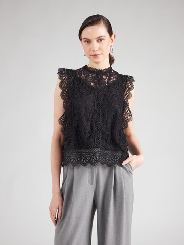 QS Blouse in Black: front