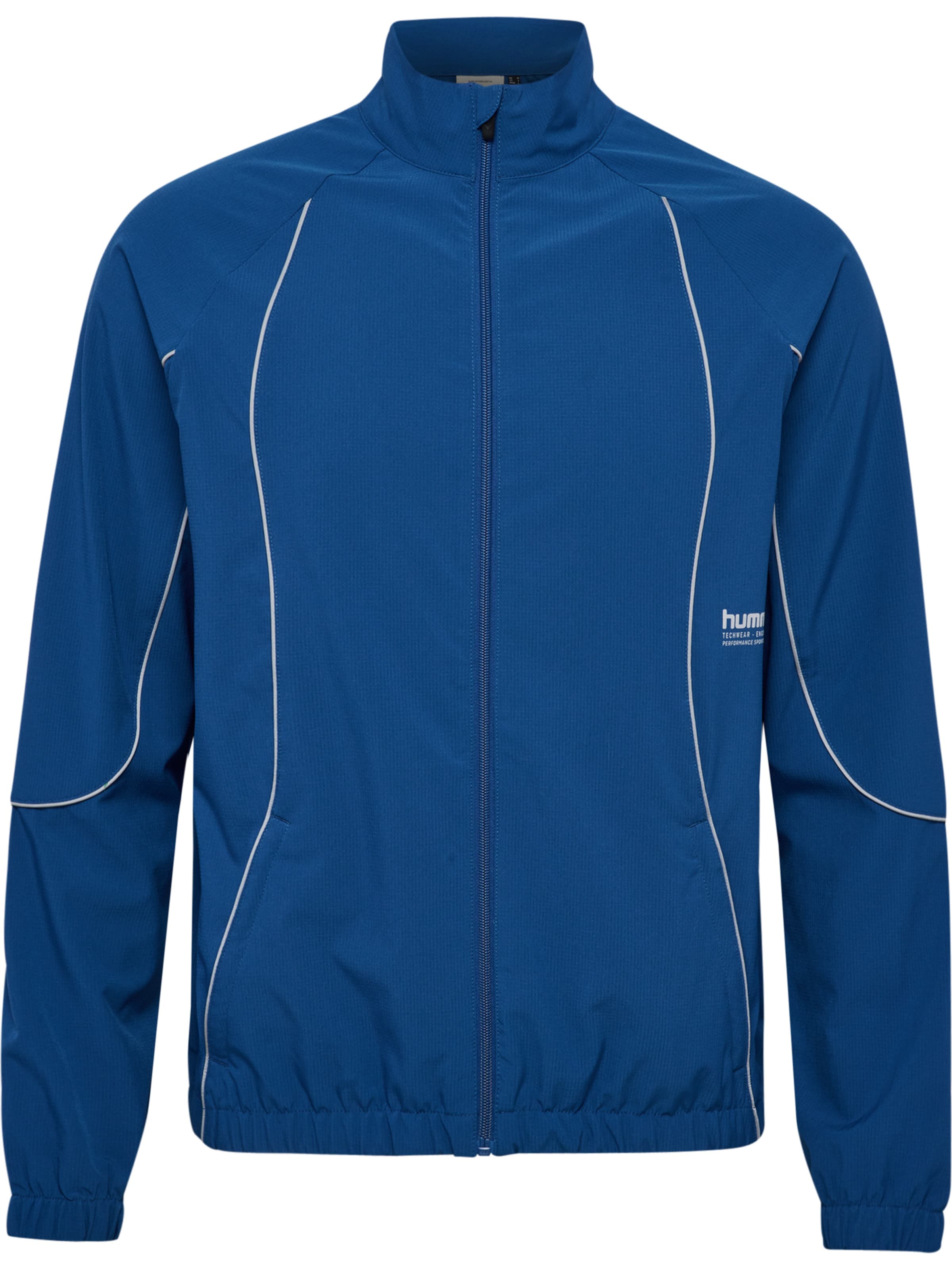 Hummel Sportjacke 'Pulse' in Blau: Vorderseite