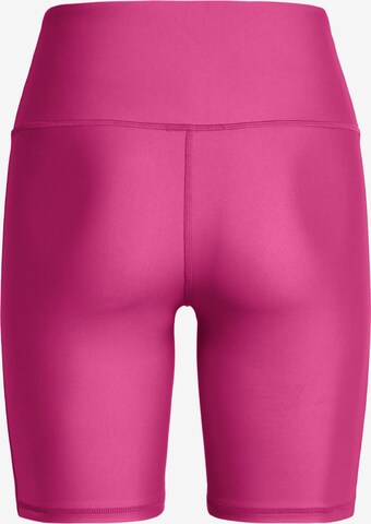 UNDER ARMOUR Skinny Workout Pants 'HeatGear' in Pink