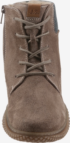 JOSEF SEIBEL Lace-Up Ankle Boots 'Amelie' in Brown