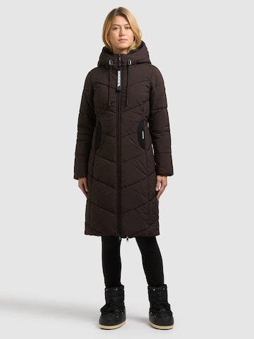 khujo Winterjas in Bruin: voorkant