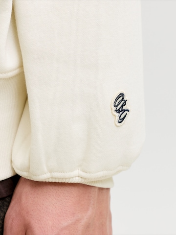 JACK & JONES Mikina 'JORFREDERIKSBERG' - Biela