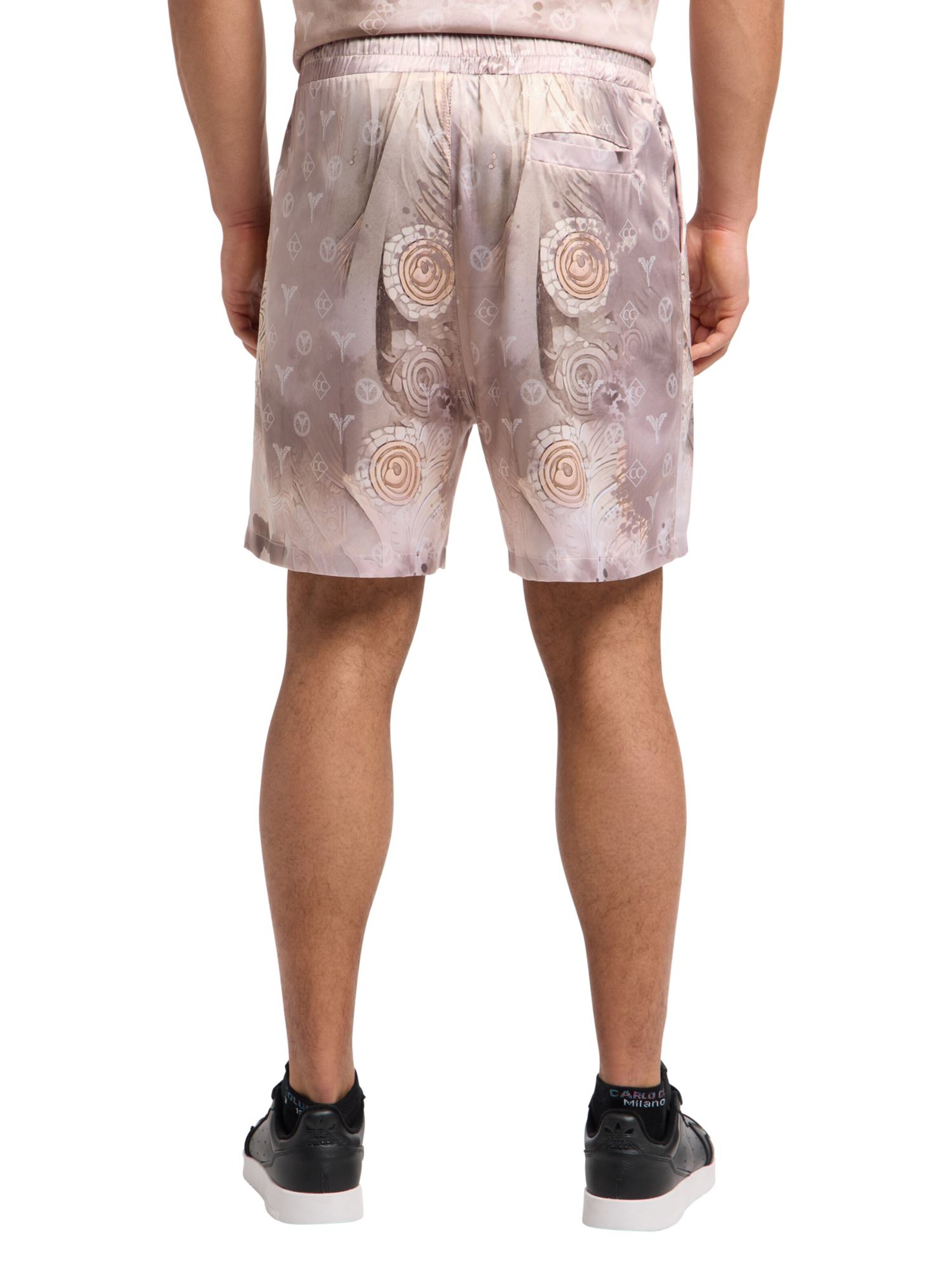 Carlo Colucci Loosefit Shorts 'Einackerer' in Beige