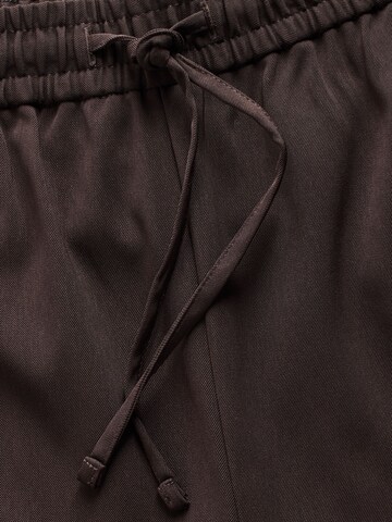 Wide Leg Pantalon The Set en marron