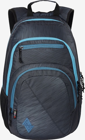 NitroBags Backpack in Blue: front