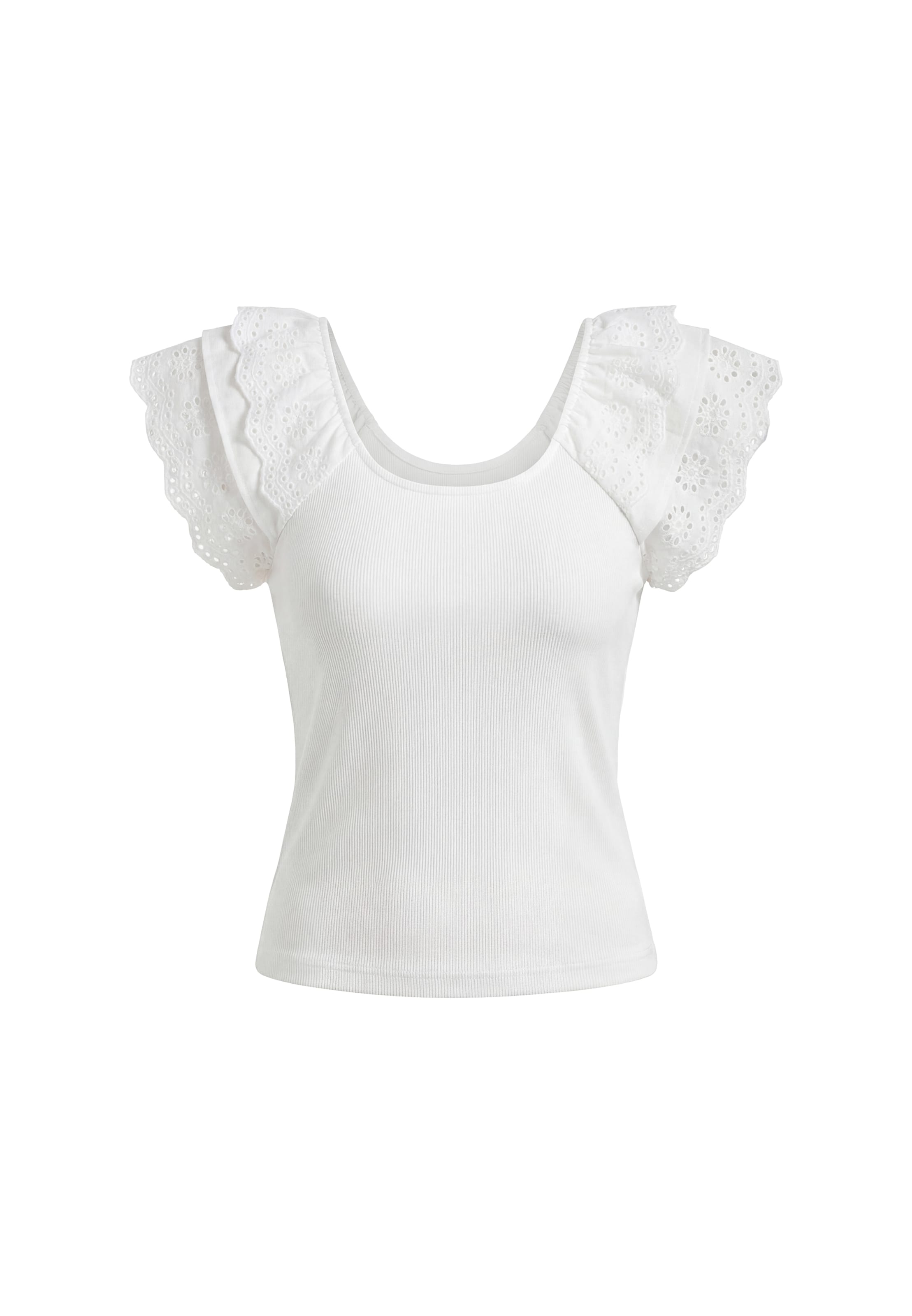 usha BLACK LABEL Bluse in Weiß: Vorderseite
