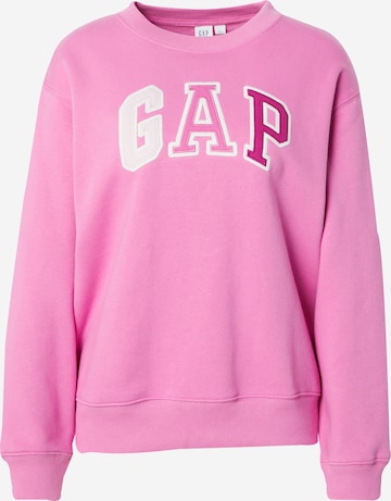 GAP Sweatshirt 'HERITAGE' in Roze: voorkant