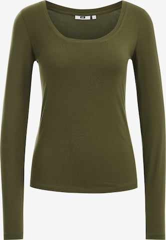 WE Fashion - Camisa em verde: frente