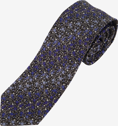 JP1880 Cravate en bleu roi / bleu clair / gris / noir, Vue avec produit